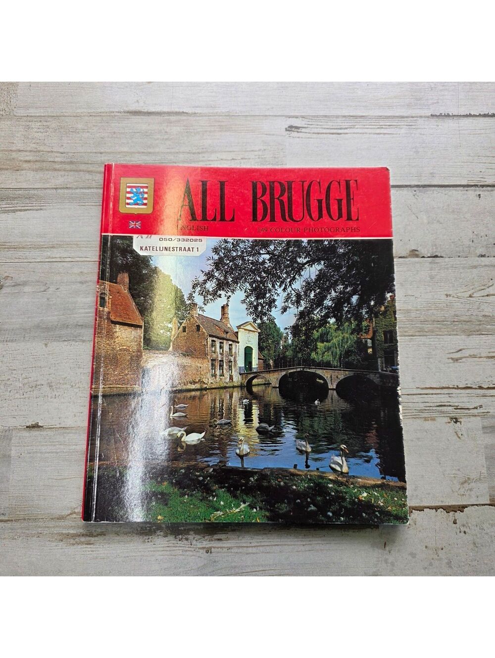All Brugge - 9th Edition 1990 Hardcover Book with Color Photographs 8437803926